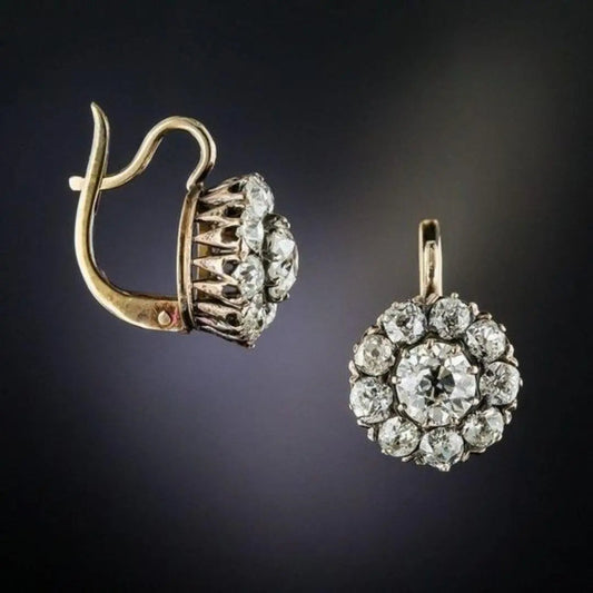 Vintage Edelstein Earrings in Gold- Mialla Jewelry