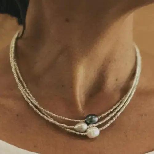 Natural Pearl Necklace- Mialla Jewelry