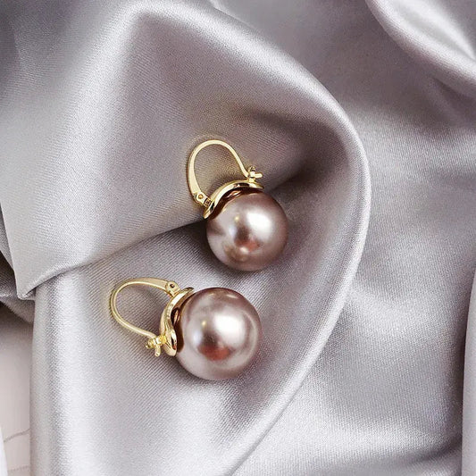 Bronze Bead Earrings- Mialla Jewelry