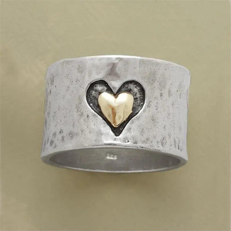Vintage Heart Ring- Mialla Jewelry
