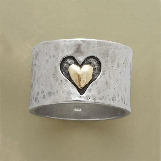 Vintage Heart Ring- Mialla Jewelry
