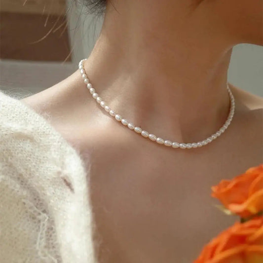 Elegant Pearl Necklace- Mialla Jewelry